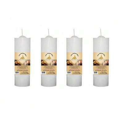 Kit 20 Velas Votiva 200g 7 Dias Parafina Pura Branca Preço De Fábrica