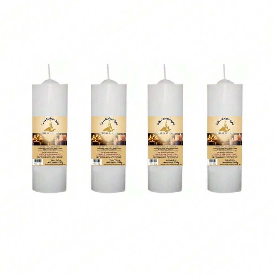 Kit 20 Votive Candles 200g 7 Days Pure White Paraffin Factory Price - trắng - Xem 1
