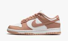 Nike Dunk Low Chaussures pour Femmes Blanc Rose - Rose bonbon - Voir 2