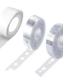 3 Rolos Kit de Arco de Balão, Corrente de Balão de Furo Duplo e Corrente de Balão de Furo Único e Pontos de Cola de Balão, Guirlanda de Balão, Para DIY, Festas, Casamentos, Aniversários