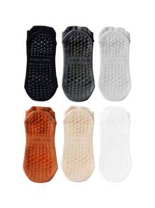 3/5/8 Pairs Of Yoga Fitness Sports Colorful Socks Women's Pilates Mesh Breathable Non-Slip Grip Socks For Dance Yoga Fitness Running