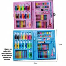 Kids Water Color Marker Set, Children's 42/150/208pcs Painting Brush Art Supplies For 6.1 Festival, Watercolor Pens & Wax Crayons For Preschool & Elementary Students