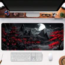 Bai Yue Gu Lou Extra Large Mouse Pad, Gaming Desk Mat, Big Size Keyboard Pad, Washable, Anti-Slip Rubber Base, Locked Edges, Gift Mouse Pad, Desktop Protector, Study Desk Mat, Multiple Sizes Available, Computer Keyboard Pad, Laptop Pad, School Supplies,Back To School