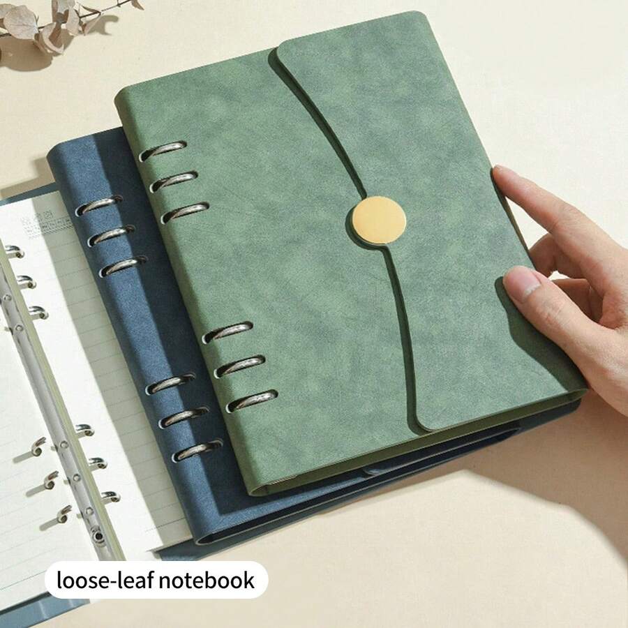 100 Sheets A5 Loose Leaf Notebook Notepad For Office And Daily Use, School Supplies, Back To School - Multicolor - View 1