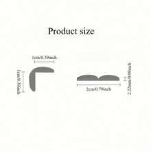 1 Roll Self-Adhesive Silicone Edge Protection Strip, Thickened Transparent Corner Guards, Suitable For Desktops, Walls, And Window Sills - Transparent - View 2