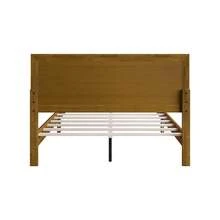 Home Design Skokie Platform Bed - Brown - View 9