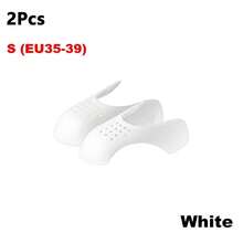 2 件防皱鞋头撑 - 透气、可修剪、运动鞋抗皱支撑