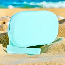 1 túi đựng mỹ phẩm cầm tay bằng silicon chống thấm nước, hộp đựng đồ trang điểm dung tích lớn, túi đựng mỹ phẩm silicon mềm, túi đi biển di động ngoài trời, túi đựng đồ vệ sinh cá nhân đa chức năng, ví đựng tiền xu, thẻ, hộp đựng son môi, thích hợp làm phụ kiện du lịch, túi trang điểm, túi đựng mỹ phẩm, túi đựng đồ trang điểm, túi đựng đồ trang điểm, túi đựng mỹ phẩm, túi trang điểm nhỏ, quà Giáng sinh, túi nhỏ, ví cầm tay/túi xách nhỏ, hộp đựng đồ trang điểm, túi nhỏ, hộp đựng cọ trang điểm, túi mini, túi dung tích lớn, quà Giáng sinh, túi nhỏ, túi đựng mỹ phẩm - Nhiều màu - Xem 9