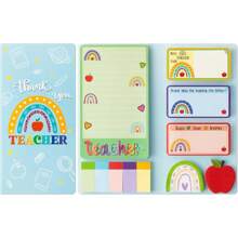 Teacher's Day Theme Sticky Note Combination, Cute School Theme, Account Stickers, Cartoon Sticky Notes