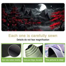Bai Yue Gu Lou Extra Large Mouse Pad, Gaming Desk Mat, Big Size Keyboard Pad, Washable, Anti-Slip Rubber Base, Locked Edges, Gift Mouse Pad, Desktop Protector, Study Desk Mat, Multiple Sizes Available, Computer Keyboard Pad, Laptop Pad, School Supplies,Back To School
