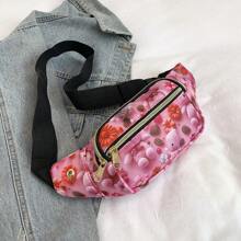 New Versatile Waist Pack For Women, Casual Crossbody Bag With Multiple Zipper Pockets, Mobile Phone Pouch, Sports Shoulder Bag
