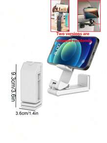 Simple Multifunctional 360° Rotating Cell Phone Holder, Lightweight And Portable, Easy To Install, Car Cell Phone Holder Dashboard Mirror Car Navigation Bracket, Universal Plane Journey Cell Phone Support Bracket, Car Car, Travel Vacation, Air Travel Essential Cell Phone Holder, Multifunctional Multi-Scenario Use, Office Use, Use At Home, Desktop Use, Car Use, Journey Use Perfect Holiday Gift, Perfect Mother's Day Gift