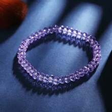 1pc Women's Minimalist Crystal Beaded Bracelet, Elegant Luxury Fashion Accessory