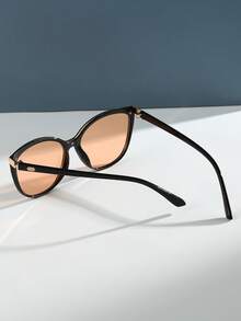 1 件装塑料猫眼镜框装饰时尚眼镜猫眼形墨镜