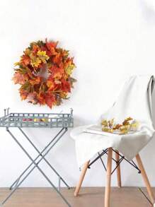 2/1 Stücke Herbst Ahorn Blätter Girlande, Party Freude 5,6 Fuß Künstliche Ahorn Blatt Herbst Girlande zum Aufhängen, Herbst Reben Tischdekoration, Herbstdekoration für Haustür, drinnen und draußen, Thanksgiving-Dekoration