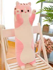 Molutian 2 Sizes (50/70cm) Long Plush Cat Doll, Cute Animal Cat Creative Long Soft Plush Doll, Office Rest Sleep Pillow Cushion Stuffed Gift Doll, Children Birthday Gift, Christmas Gift, Girls Gift - Multicolor - View 13