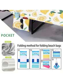 1 pieza Funda para silla de playa con estampado de fruta y bolsillo lateral, funda de toalla de microfibra para silla de tumbona, adecuada para tumbonas, piscina, tomar el sol, jardín, playa, hotel, portátil y antideslizante