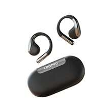Lenovo EA360 蓝牙耳机，游戏和音乐耳机，耳挂式设计，防汗，骨传导技术，蓝牙 5.4 低延迟，IP54 防水防尘，环绕声效果，黑色 - 黑色 - 查看 1