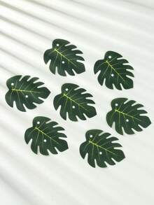 24 lá cọ nhiệt đới nhân tạo, khăn trải bàn lá nhiệt đới Hawaii, có nhiều kích cỡ: 10*8cm/15*11.5cm/20.5*17.5cm/24.5*20cm, thích hợp cho trang trí tiệc nhiệt đới bãi biển rừng rậm Hawaii, trang trí mùa hè, đồ dùng tiệc Aloha, trang trí tiệc bãi biển mùa hè, trang trí bàn tiệc Luau Hawaii, đồ dùng tiệc chim hồng hạc, đồ dùng tiệc sinh nhật hoang dã, phụ kiện trang trí rừng nhiệt đới, trang trí nhà mùa hè, trang trí nhà bếp, trang trí bàn ăn. - Nhiều màu - Xem 2