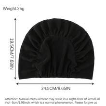Sleek Design, Breathable Mesh Black Undercap For Women - Elastic, Lightweight & Portable | Fashionable Polyester Hair Cap