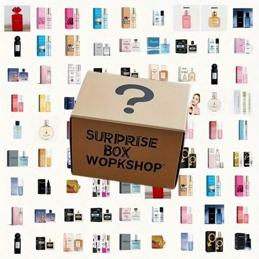 Mysterious Surprise Perfume Blind Box, Special Gift For Men And Women, 1 Bottle Of Random Shampoo, Random Style Of Floral, Fruit And Citrus Scents, Bringing Unique Open Box Fun, Perfect And Interesting Valentine's Day And Birthday Gift - Apricot - View 1