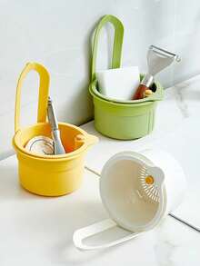 1 Piece Hanging Sink Drain Basket - Kitchen Sink Filter Screen, Food Residue Separation Filter Basket, Fruit Filter Basket, Suitable For Kitchen Residue Filtration And Vegetable And Fruit Storage - Multicolor - View 3