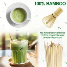 4-Piece Matcha Tea Set – Japanese Matcha Kit With Ceramic Bowl, Bamboo Whisk & Holder, Scoop & Rest, Sifter, And Tea Towel – Gift For Matcha Lovers ( Green)