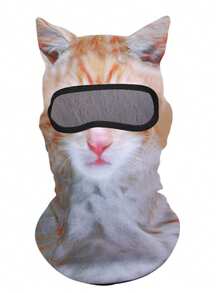 1 件圣诞节/化妆舞会/恶作剧/防尘面具/动物搞笑帽子，适合所有人、复活节、主题派对、愚人节、舞台表演、恶作剧、感恩节、新年礼物、万圣节派对节日装饰