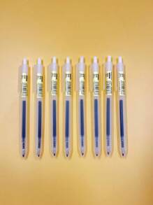 8 Pieces/15 Pieces/Expandable Gel Ink Pen Set: Black/Red/Blue, 0.5mm Fine Point Ball Pen, Office And School Supplies, Student Stationery