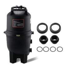 Sweiko Kartuschen-Poolfilter, 49 m² Filterfläche, Einbau-Poolfilter, oberirdisches Schwimmbad-Filtrationsfiltersystem mit Upgrade-Filter und auslaufsicher, für Whirlpools, Spa, aufblasbare Pools