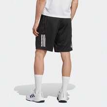 Adidas Men's  GALAXY SHORT Pocketed Summer Sports Shorts, HR8726 - Black - View 2