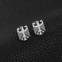 1 Pair 1.3cm German Eagle Stud Earrings Stainless Steel Germany Jewelry For Women Girls Gifts For Mom And Daughter