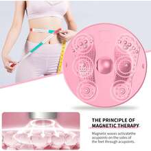 NetHong Body Shaping Waist Whisper Twisting Disc Board Waist Trainer Machine Exerciser For Lose Weight - Pink a - View 3