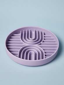 PETSIN Bangp Licking Mat For Dogs And Cats,Dog Slow Feeders,Boredom Anxiety Reduction,Heavy-Duty Puzzle Mat Dog Treat Mat With Unique Quadrant Design,Perfect For Yogurt,Treats Or Peanut Butter - Multicolor - View 12