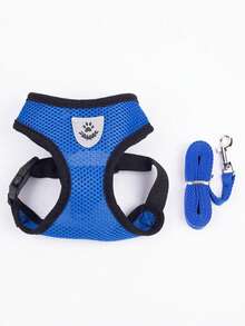 2pcs/Set Breathable Mesh Cat/Dog Harness And Leash Set - Reflective, Adjustable Pet Vest With Leash, Suitable For Small Dogs And Cats, Convenient For Walking And Training, Durable - Multicolor - View 27
