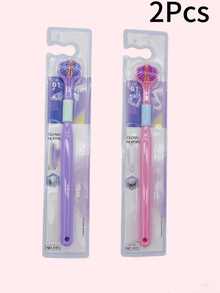 1/2/4/8 chiếc Bàn chải đánh răng GentleCare có 3 mặt - Lông bàn chải bằng nylon siêu mềm, thích hợp cho răng và nướu nhạy cảm, thiết kế hình chữ V để làm sạch sâu, góc 45 độ để tiếp cận các vùng khó làm sạch, bàn chải chăm sóc răng miệng hàng ngày cho gia đình để chăm sóc răng nhạy cảm | Tay cầm tiện dụng | Thiết kế cầm chắc chắn - Nhiều màu - Xem 15