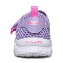 Skechers Zapatos deportivos informales, cómodos y transpirables para niñas - Morado - Ver 7