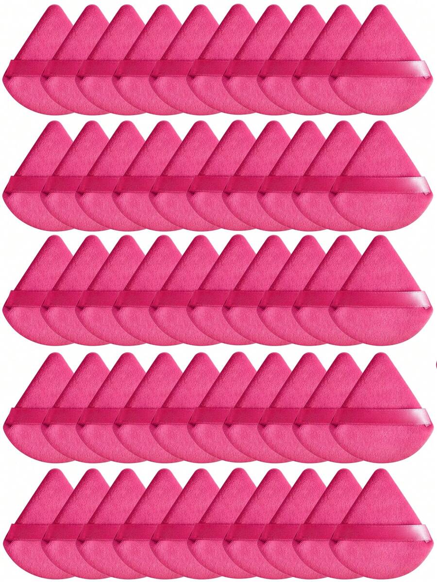 50/30/20/10/5/3/1 Pc Velvet Triangle Makeup Sponge, Makeup Tools, Reusable Makeup Sponge, Makeup Accessories, Powder Puff, Dry & Wet Use Makeup Sponge, Essential Makeup Tools For Hot Weather, Beach Makeup Tools, Suitable For Summer Travel Makeup, Foundation, Cream, BB Cushion, Summer Beauty Tools, Summer Solstice Promotion, Cheap, Stocking Stuffers, Makeup, Makeup Tools, Cheap Stuff, Gifts, Gifts For Women, Christmas Gifts