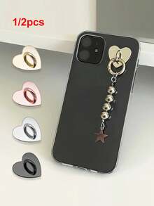 20mm Heart-Shaped DIY Phone Case Accessories Metal Hook - Heart-Shaped Pendant Hook, Phone Ring, Phone Keychain, Metal Phone Ring - Multicolor - View 2