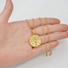 1pc Yezidi Lalish Peacock Pendant Necklaces Stainless Steel Yazidis Jewelry - Multicolor - View 6