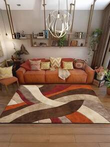 1 件经典波西米亚风格豪华客厅地毯、地毯、客厅地毯、地毯、垫子、家居装饰、客厅大面积地毯、圆形地毯、客厅家居装饰、房间装饰、可洗地毯 - 彩色 - 查看 7