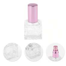 Elegant Square Perfume Bottle For Bathroom 1 Pc