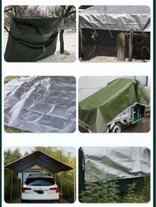 قماش المظلة ذو الحافة المقاومة للماء قابل للاستخدام في وظائف متعددة مثل الحماية من المطر والظل والغبار.