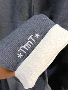 Leggin afelpado calientito malla térmica tiro alto - Gris Oscuro - Ver 1