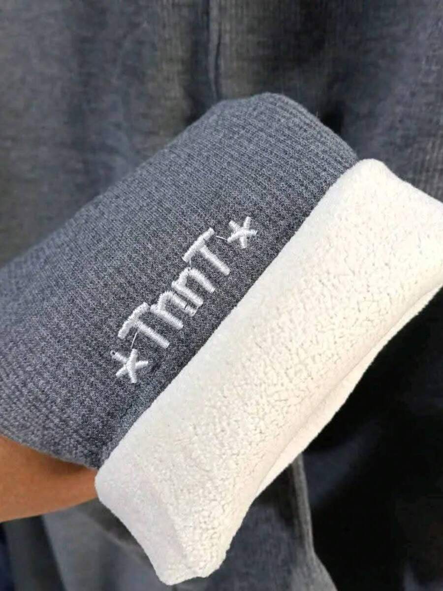 Leggin afelpado calientito malla térmica tiro alto - Gris Oscuro - Ver 1