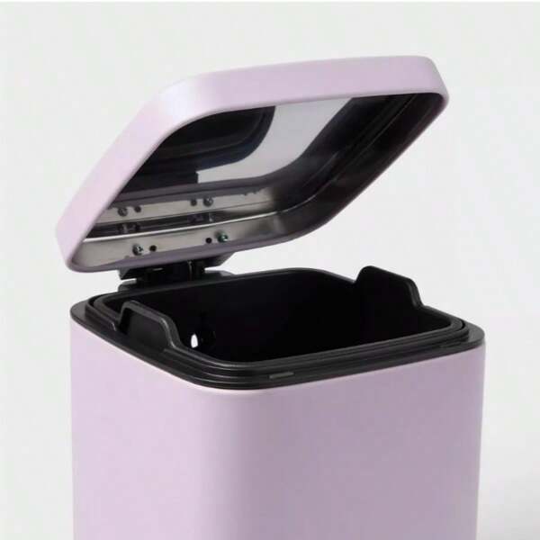 4L (1 Gallon) Stainless Steel Step Trash Can - Touch-Free Pedal Bin For Kitchen/Bathroom - Fingerprint & Rust Resistant - Modern Slim Design
