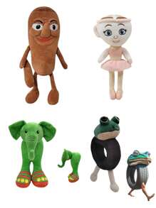 Peluche Tung Tung Tung Sahur, bâton d'homme tire-bouchon, peluches d'animaux, homme cactus, éléphant, poupée fille tasse à thé. Décorations créatives, cadeaux pour anniversaire d'enfants, décoration de chambre de fille, jouets de collection