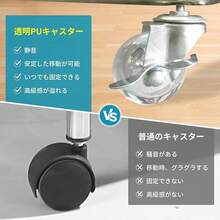隙間ラック 隙間収納25cm以上スペース適用 ステンレス防錆 透明PUキャスター付き キッチンワゴン 細い棚 収納ワゴン キッチンラック トイレ収納 組立簡単 多機能 (幅51*奥行き25*高さ82cm) - 幅51*奥行き25*高さ82cm - チェックする 7