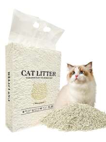6L geruchsabsorbierendes Katzenstreu aus Tofu, schnell aufquellend, gute Wasseraufnahme, Katzen Haustierzubehör, Leckerchen, Bentonit Katzenstreu