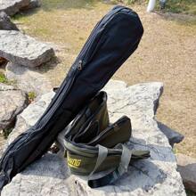 Angeltasche 1m 1,5m faltbar Belly Pack Angelruten-Aufbewahrungstasche aus Oxford-Gewebe mit großer Kapazität, wasserdicht, multifunktional, tragbarer Tackle-Organizer